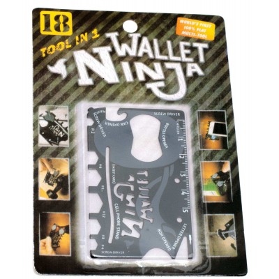 Мультитул Кредитка (18в1) (8,5х5,5 см) Мультитул Кредитка (18в1) (8,5х5,5 см)