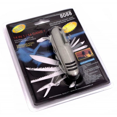 Нож перочинный (14в1)(9х2,5х2 см)