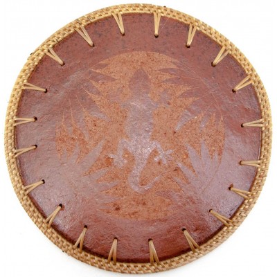 Подставка под горячее терракот 'Саламандра' (d-22 см)