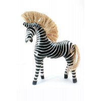 Зебра расписная  дерево (24х17х5 см)