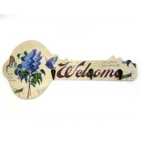 Ключница Ключ сирень (39х18х3,5см)