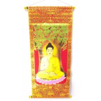 Панно красное Будда (80х30CM)