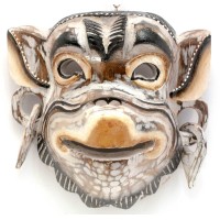 Маска Обезьяна деревянная (20х19,5х9 см)