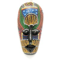 Маска расписная деревянная (19,5х9х2 см) Маска расписная деревянная (19,5х9х2 см)