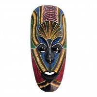 Маска расписная деревянная (30,5 х 13 х 3 см)
