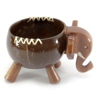 Блюдо из кокоса Слон (15,5х11,5х10,5 см)