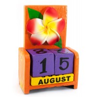 Вечный календарь Цветок дерево  (15х10х5 см)