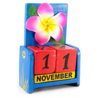 Вечный календарь Цветок дерево черный (15х10х5 см) Вечный календарь Цветок дерево черный (15х10х5 см)