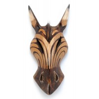 Маска Зебра расписная деревянная (20х8,5х3 см) Маска Зебра расписная деревянная (20х8,5х3 см)