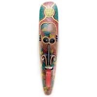 Маска с языком расписная деревянная (100х20,5х8 см) Маска с языком расписная деревянная (100х20,5х8 см)