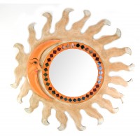 Зеркало мозаичное Солнце и Луна  (d-60 cм) зеркало 23 см