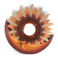 Зеркало мозаичное Солнце и Луна (d-50 cм)