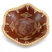 Блюдо терракотовое Солнце (d-16 см h-6 см)