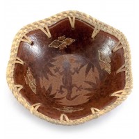 Блюдо терракотовое Саламандра (d-16 см h-6 см)