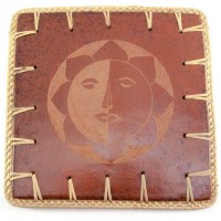 Подставка под горячее Солнце терракот (23х23х0,5 см) Подставка под горячее Солнце терракот (23х23х0,5 см)