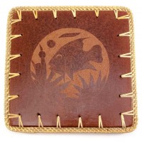 Подставка под горячее Рыба терракот (23х23х0,5 см)