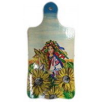 Доска кухонная Украина с колосками пшеницы бук, расписано вручную (36,5х17х1,5 см) Доска кухонная Украина с колосками пшеницы бук, расписано вручную (36,5х17х1,5 см)