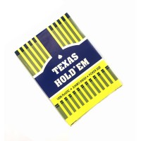 Карты игральные пластиковые Texas синяя рубашка