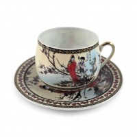 Сервиз фарфор (SCS102) 1 чашка+1 блюдце Сакура (110 мл)(h-5,2см, d-5,3см, блюдце d-11см) Сервиз фарфор (SCS102) 1 чашка+1 блюдце Сакура (110 мл)(h-5,2см, d-5,3см, блюдце d-11см)