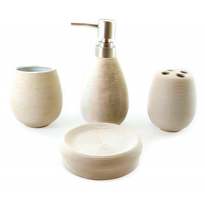 Набор для ванной  керамический белый (23х27,5х9 см)