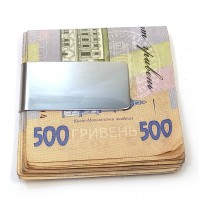 Зажим для денег хром (5,5х2,5х0,6 см)