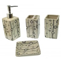 Набор для ванной керамический  (22х22х7,5 см)B