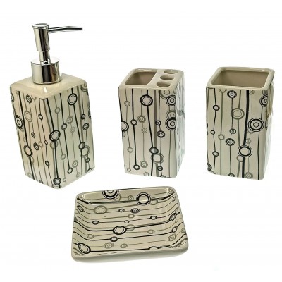 Набор для ванной керамический  (22х22х7,5 см)B