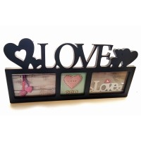 Фоторамки  (3 фото)(фото 14,5х10 см 10х10 см )(43,5х21,5х1,5 см)