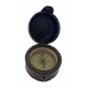 Компас в коже бронзовый Dollond London ( d-6 см; h-2.5 см)