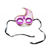 Маска венецианская фиолетовая (21х18х5 см)