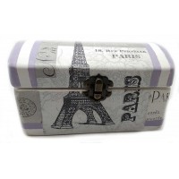 Шкатулка Париж (16х8х8 см) массив дерева Шкатулка Париж (16х8х8 см) массив дерева