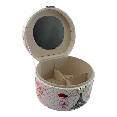 Шкатулка для украшений раздвижная Париж (20х18х13 см)