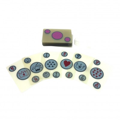 Карты игральные пластиковые прозрачные (10х7х2 см)