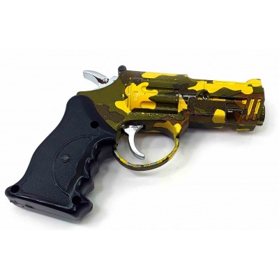 Зажигалка газовая турбо с лазерной указкой Пистолет (10х8х1,5 см)