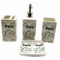 Набор для ванной керамический Paris (22х23х8 см)A