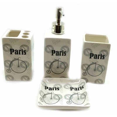 Набор для ванной керамический Paris (22х23х8 см)A