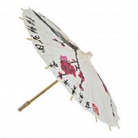 Зонт бамбук с бумагой Птицы  (d-38 см 38 × 31 × 3 см)