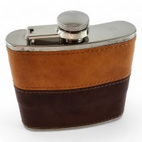 Фляга из нерж.стали (170 мл.)(11х9,5х2 см)