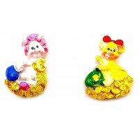 Магнит на холодильник Мышка (24 шт/уп) (6х3 см)