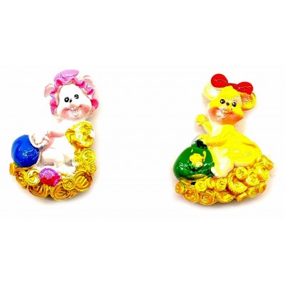 Магнит на холодильник Мышка (24 шт/уп) (6х3 см)