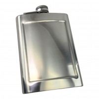 Фляга из нержавеющей стали  (220 мл.)(13,5х9,5х2,5 см)