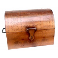 Сундук из массива дерева Слоны коричневый (60х40х45 см)A