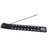 Подставка под благовония ОМ деревянная черная (26х4х1 см)