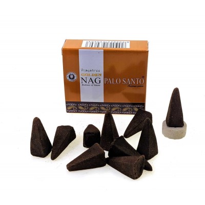 Golden Nag Palo Santo (Священное дерево)(Vijayshree)(10 конусов)(15 гр.) конусы