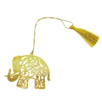 Закладка для книги Слон бронзовая