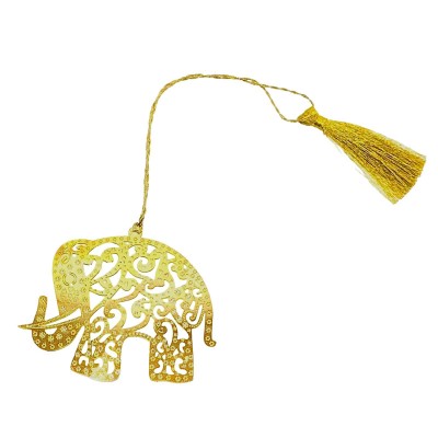 Закладка для книги Слон бронзовая