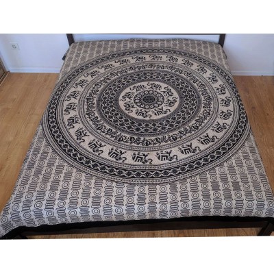 Покрывало хлопковое Слоны  (230х205 см)