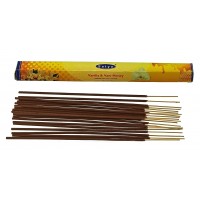 Vanilla & Vani Honey (Ваниль с Медом) (Satya) пыльцовые благовония шестигранник