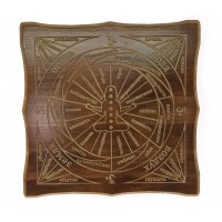 Таблица для работы с маятником Эксклюзивная Чакровая (29×29×1,8 см), резная ,массив дерева Таблица для работы с маятником Эксклюзивная Чакровая (29×29×1,8 см), резная ,массив дерева