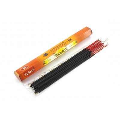 Sandalwood Exotic Incense Sticks (Сандал)(Tulasi) шестигранник Sandalwood Exotic Incense Sticks (Сандал)(Tulasi) шестигранник